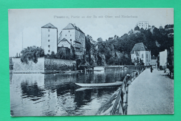 AK Passau / 1910-1920 / Ilz / Strasse Kirche Oberhaus
